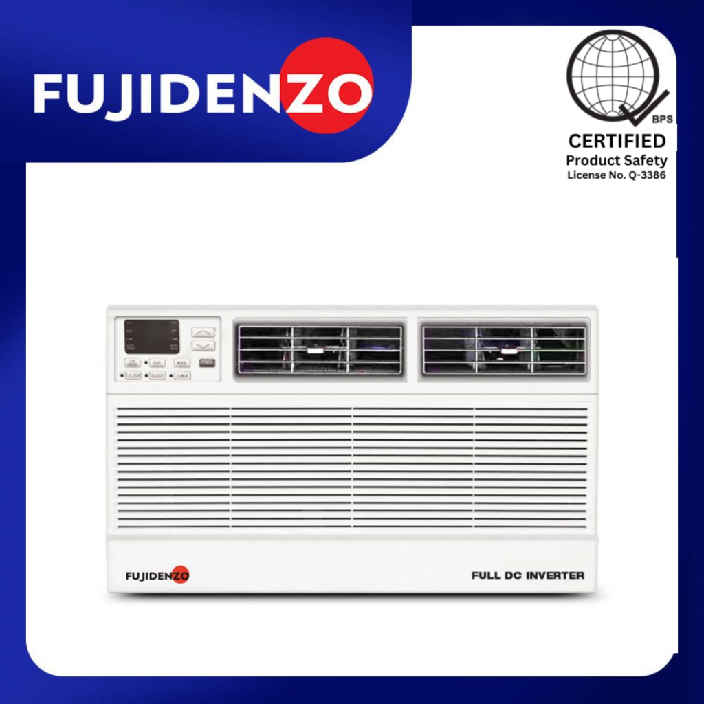 Fujidenzo Inverter Type Window Air Conditioner IWAR107T 1.0hp