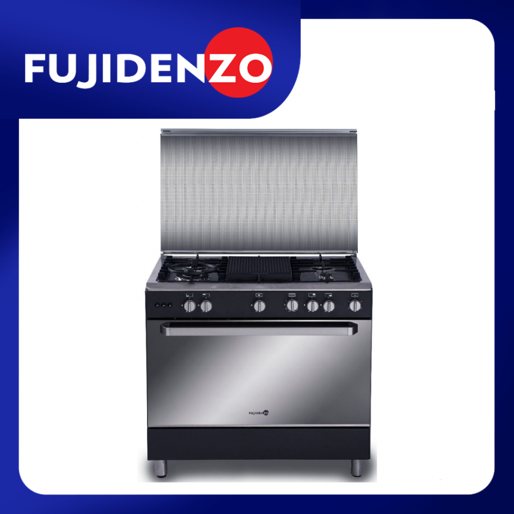 Fujidenzo FGR 9650 VTRGMB 90 cm Cooking Range, 5 Gas Burners, Rotisserie