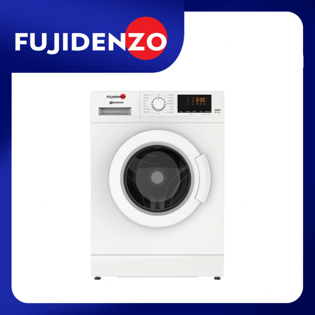 Fujidenzo Inverter Front Load Washing Machine IWF-802 WG